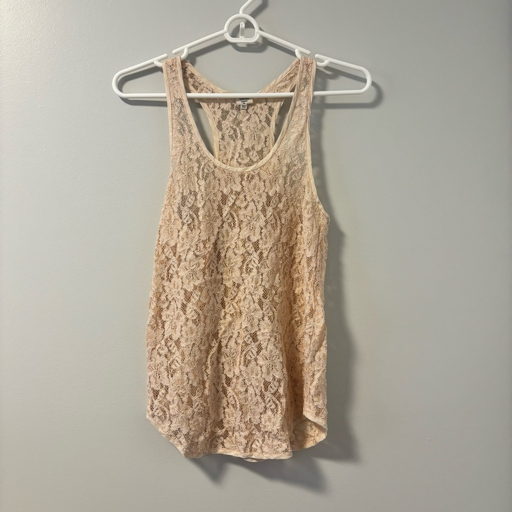 Wilfred Lace Tank Top - Cream XXS